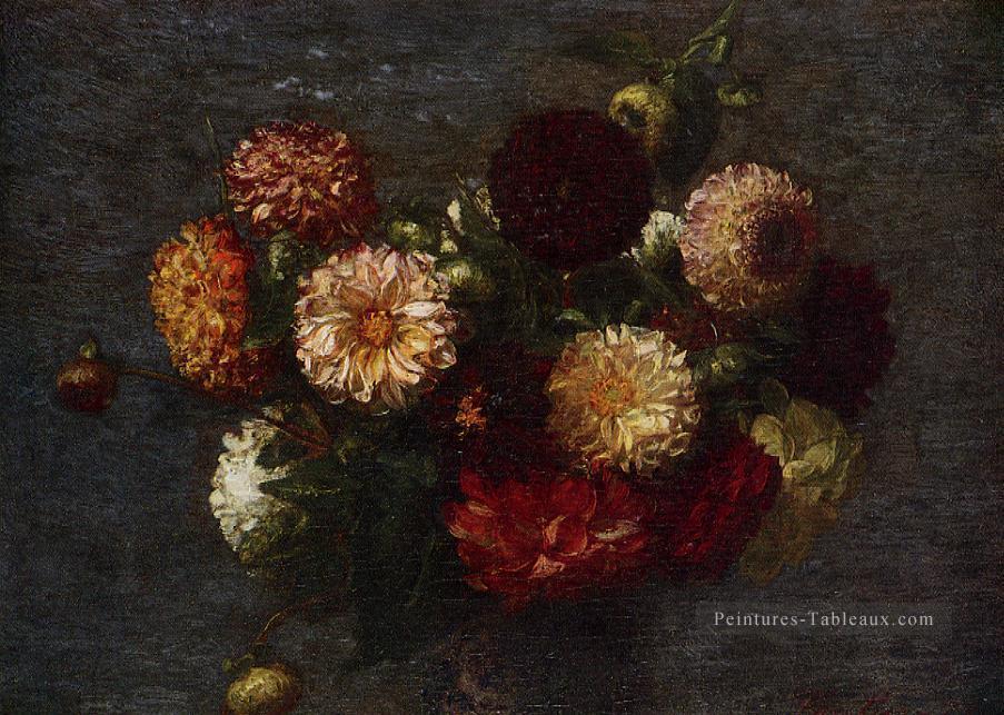 Chrysanthèmes2 Henri Fantin Latour Peintures à l'huile